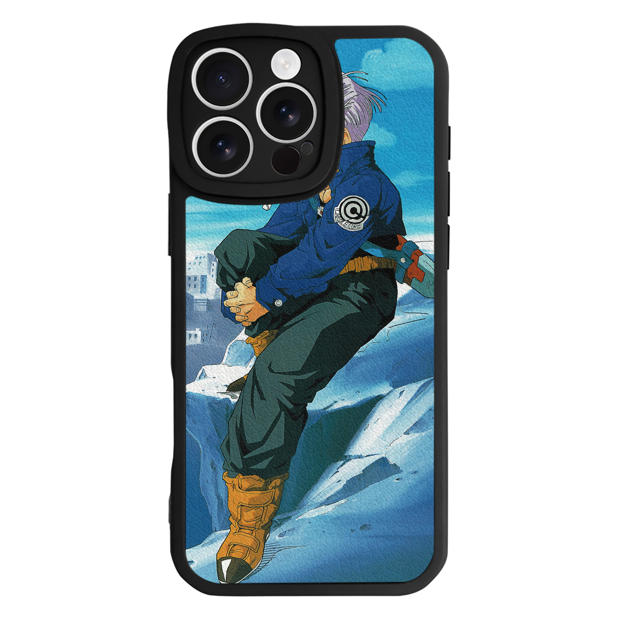 （画像用） ドラゴンボール DRAGON BALL 【iPhone 16シリーズ対応】シリコンスマホケース（レザー調） 材質：シリコン
